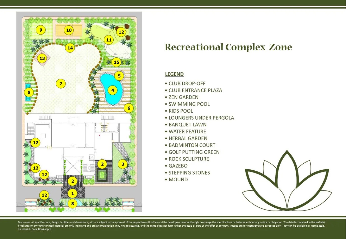Recreational Complex Zone Master Layout
